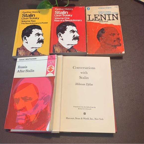 Lot of 5 Vintage books about Russia, Stalin Lenin Soviet. - Picture 1 of 16